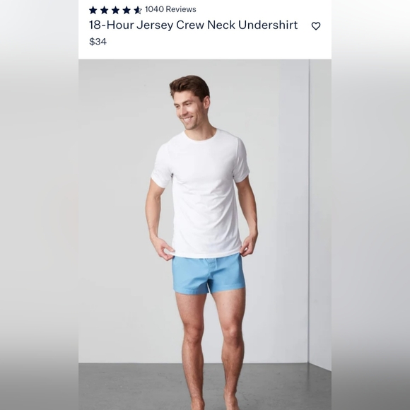 Mack Weldon 18-hour jersey crewneck undershirt - Picture 5 of 6